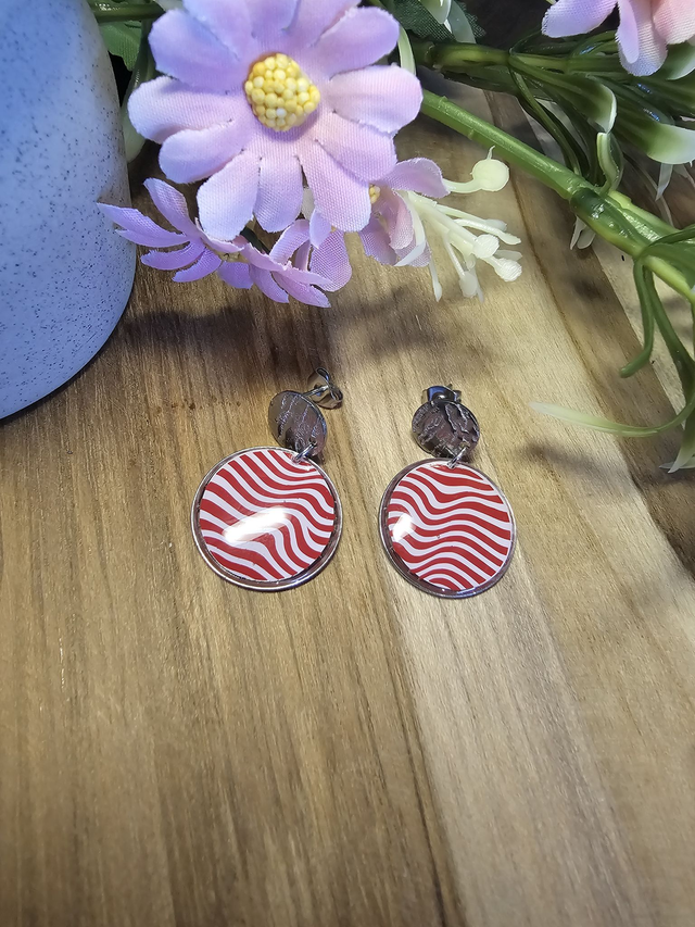 Boucles d&#039;oreilles &quot;Gourmandises Acidulées&quot; ARLEQUIN (1)