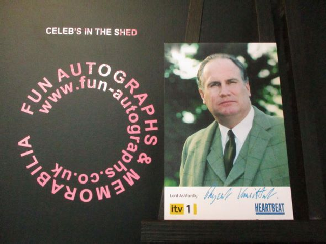 Rupert Vansittart (Lord Ashfordly) Original Pre-Print Yellow &amp; Black Heartbeat 6x4 Cast Card