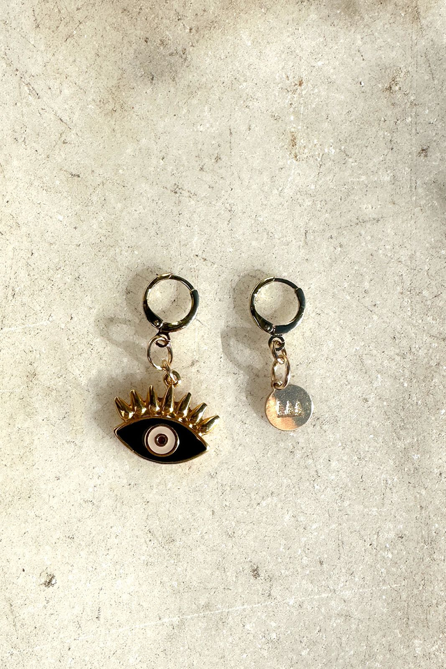 Dents de Scie® "The eye" Boucles d'oreilles asymétriques