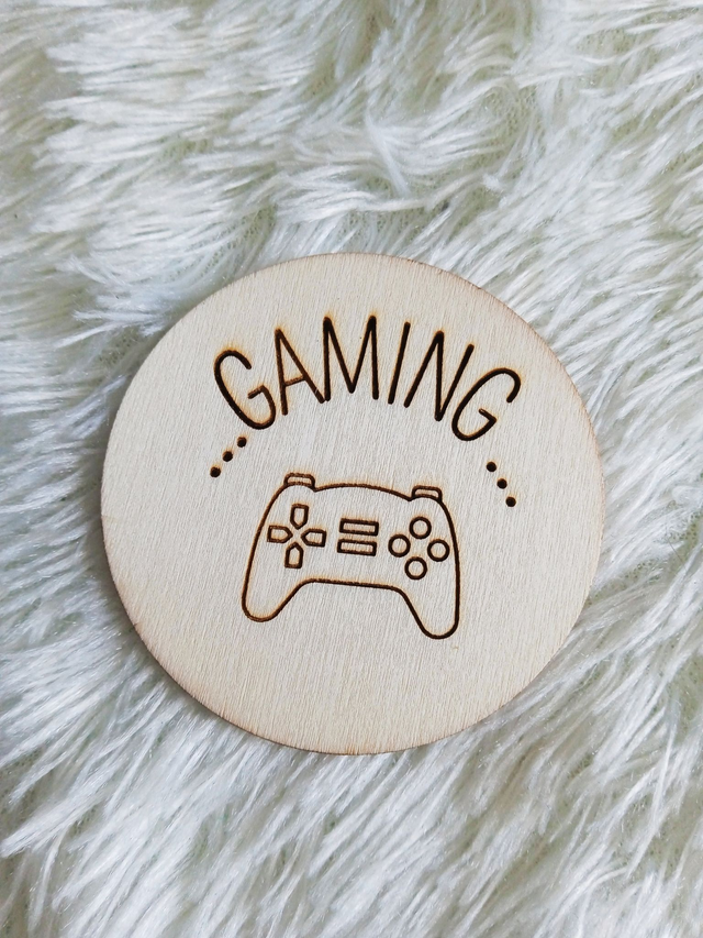 Disque accessoire &quot;GAMING&quot; pour panneau de porte interchangeable By Romalysa