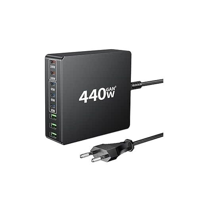 HSSNS Chargeur USB 440 W 8 ports