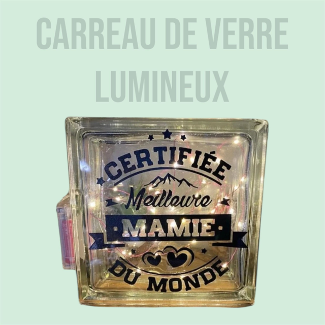 Carreau de verre 
