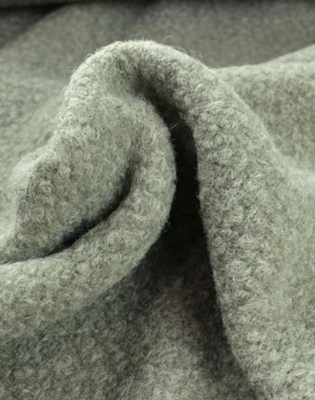 Capuche adulte - Mohair olive (vert clair)