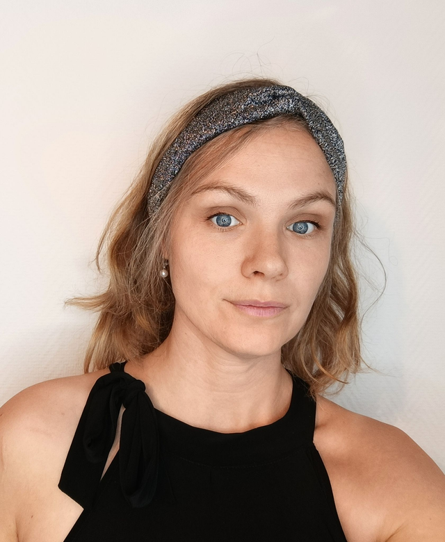 Bandeau à paillettes - argenté