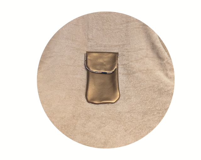 Pochette à crayons/ accessoires bronze