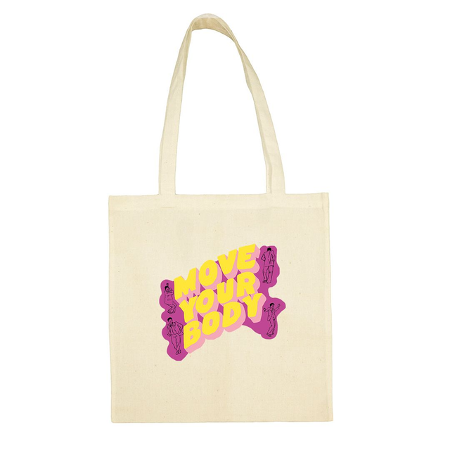 MOVE YOUR BODY TOTE BAG 