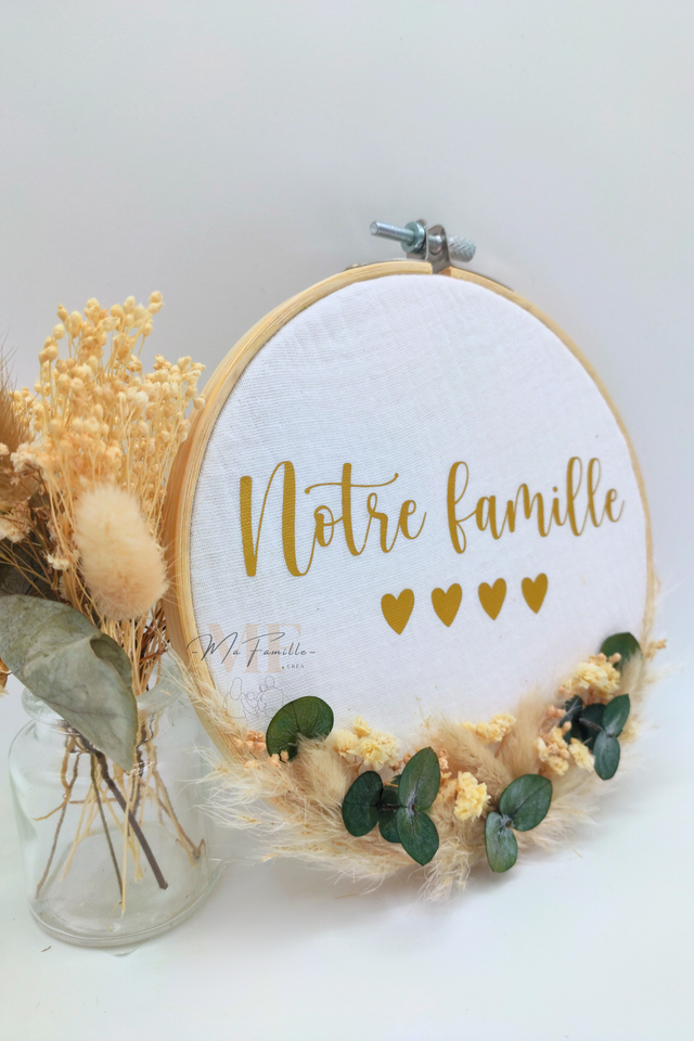 Décoration murale "NOTRE FAMILLE"