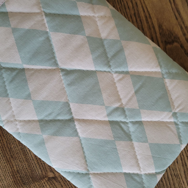 Pochette pour livre Grand Format : Losange bleu