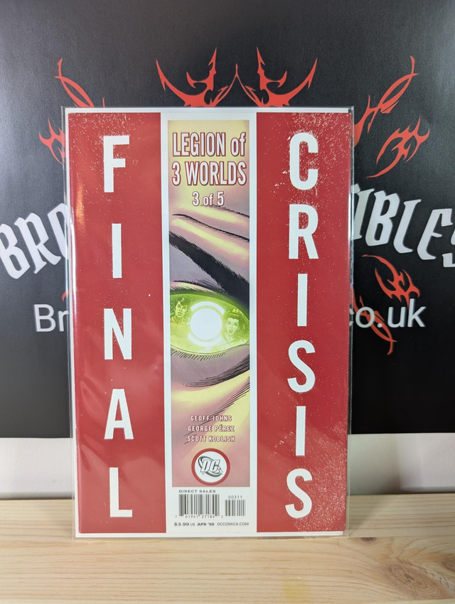 Final Crisis Legion Of 3 Worlds #3 2009 Variant 