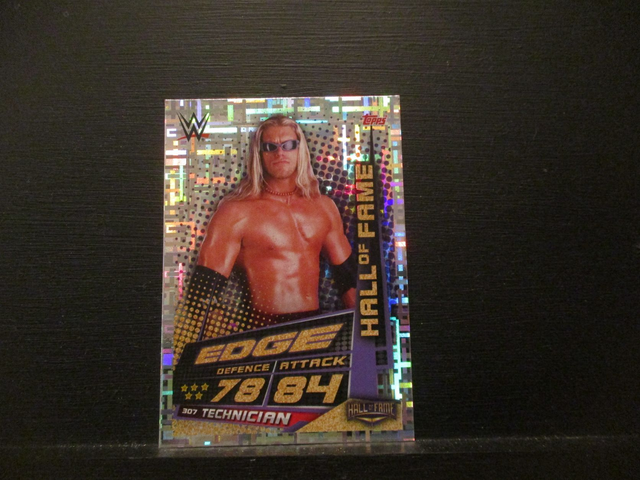 Edge - Hall Of Fame Slam Attax Universe Original Trading Card #307