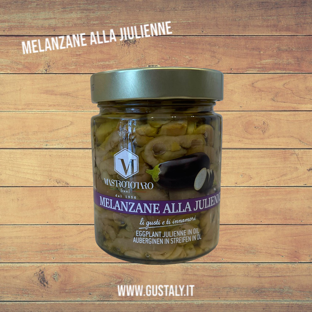 Melanzane alla julienne - 280gr - Mastrototaro Food