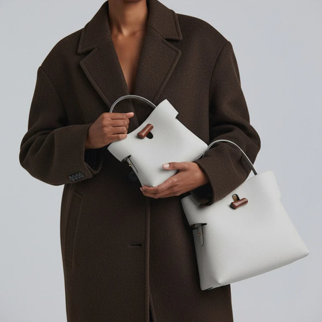 Sac en cuir Gaia gris 