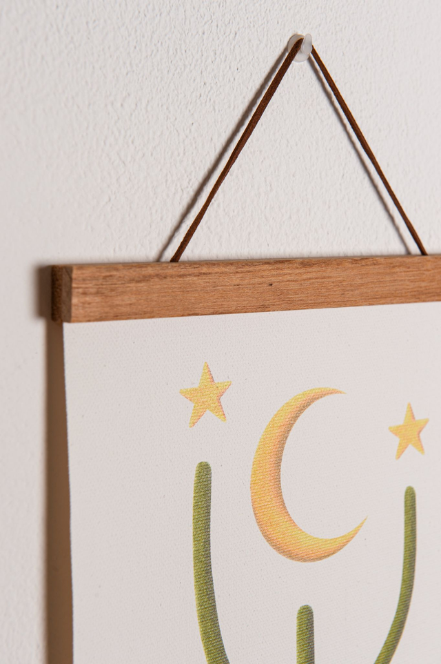 Fiore su canvas Luna