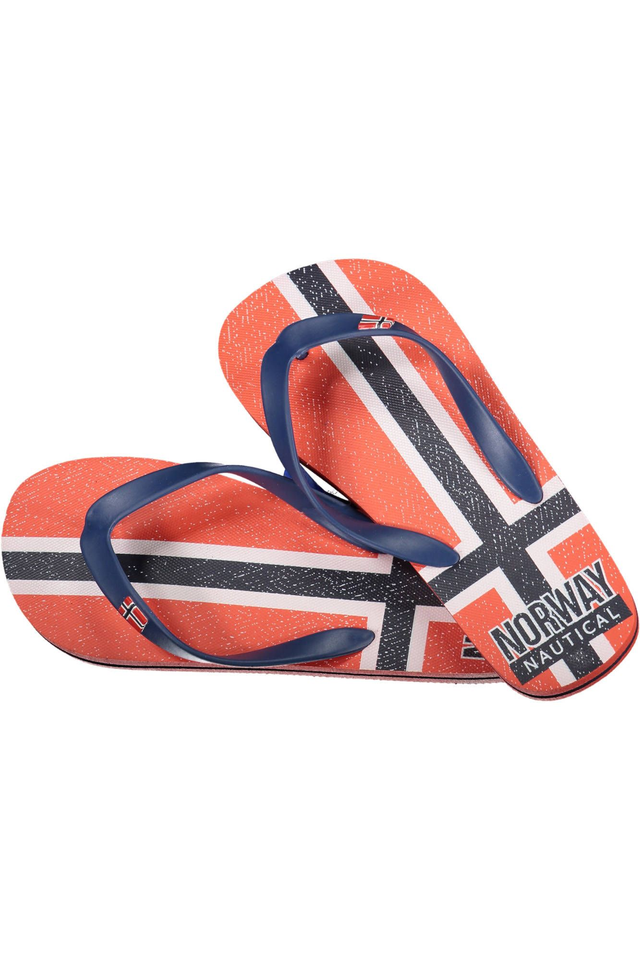 NORWAY 1963 CALZATURA CIABATTA UOMO ROSSO