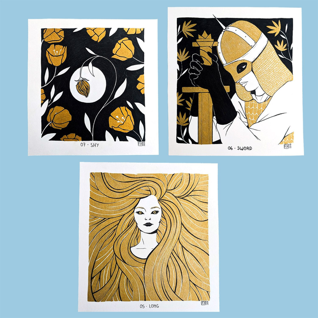 INKTOBER 2017 // mini originaux (2)