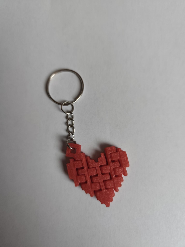 Coeur rouge flexible 