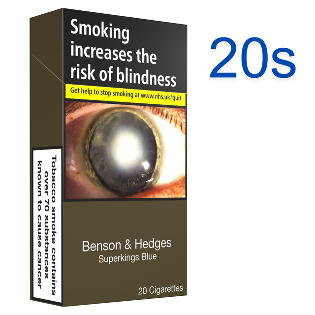 Benson &amp; Hedges Superkings Blue Cigarettes, 20s