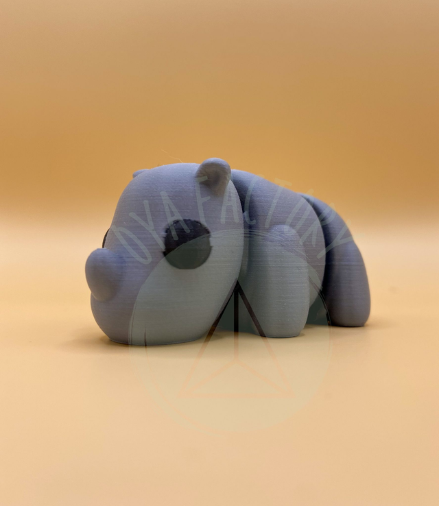 Figurine articulée mini Rhinocéros