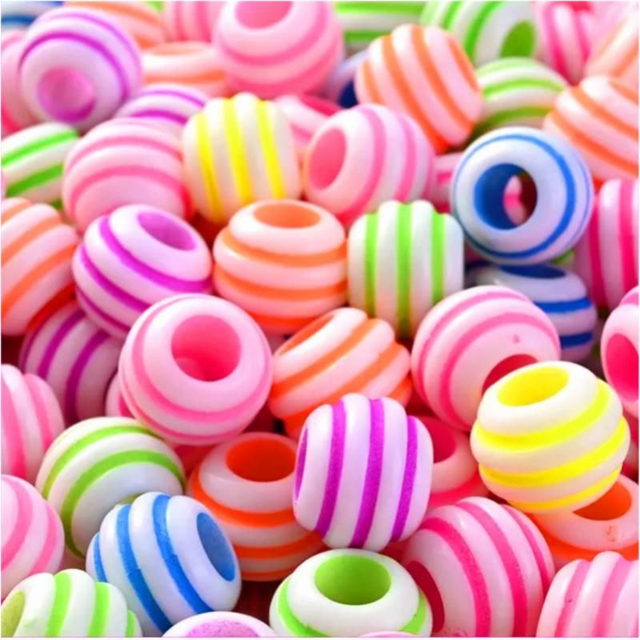 Pony Beads – 50pcs | Craft & Accessories

