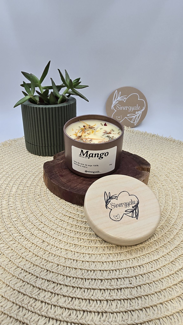 Vela en lata - Mango