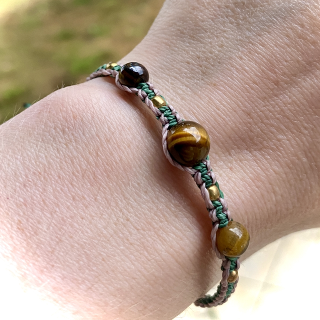 Bracelet réglable Oeil de Tigre