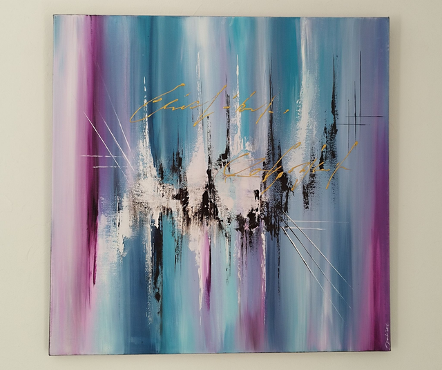 tableau abstrait – art contemporain moderne – Toile création unique signée