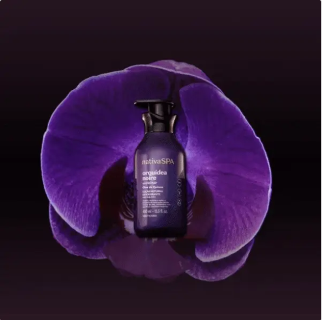 Nativa SPA Loção Noturna Hidratante Corporal Orquídea Noire400ml. 13.5fl.oz