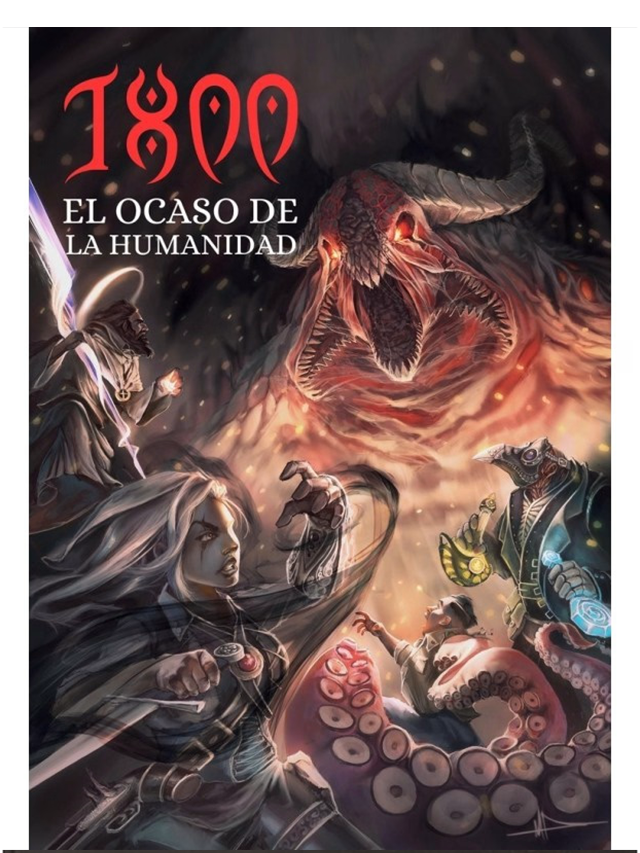 Pack 1800: El Ocaso de la Humanidad – Manual + Extras | Terror Histórico | Yo También Soy Un Friki