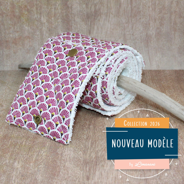 PEPA Les Lingettes à Nénette en rouleau, douces, réutilisables et pleines d’humour