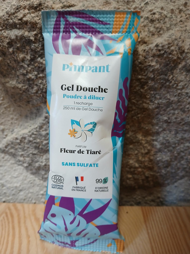 Recharge gel douche fleur de Tiaré Pimpant 