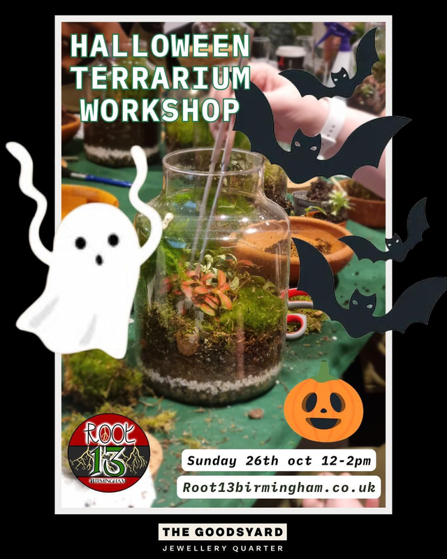 Terrarium workshop goodsyard 26th oct 