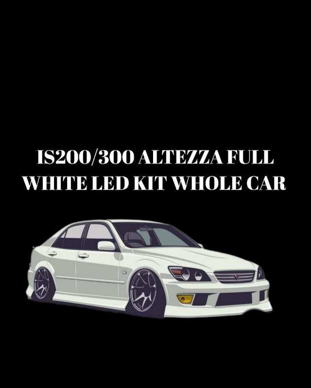 IS200/300 ALTEZZA FULL WHITE LED KIT 