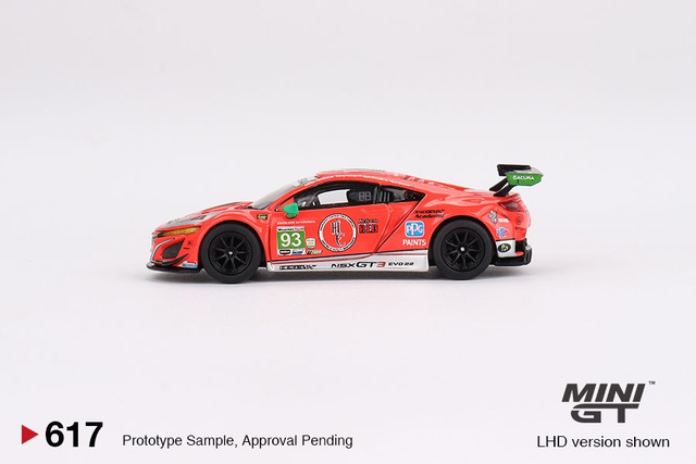 MGT00617 Mini GT 1/64 Acura NSX GT3 EVO22 #93 2023 IMSA Daytona 24 Hrs (RHD)