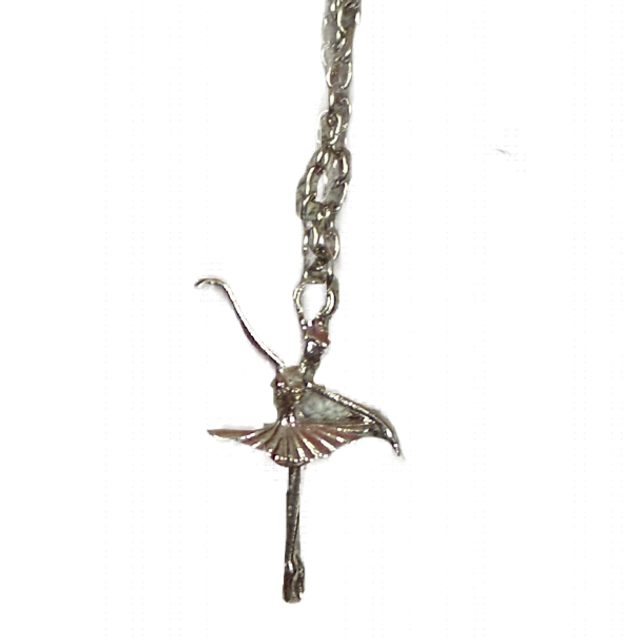 Silver Ballerina necklace 