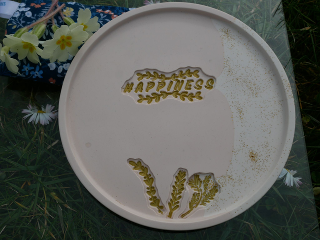 Plateau rond Happiness