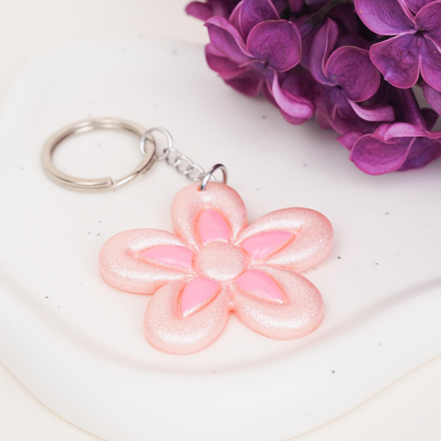 Porte clé - Fleur