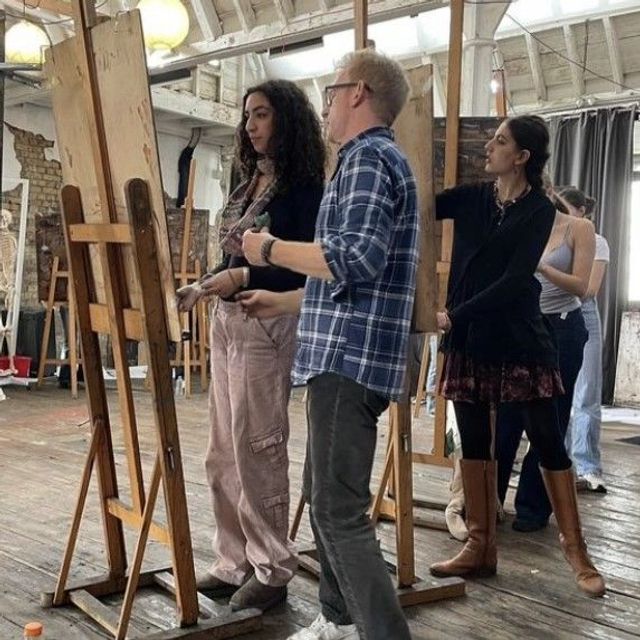 Wednesday Charcoal and Oils class