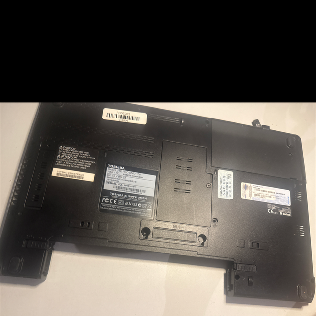 1060-Original Toshiba Satellite Pro S500-106 Unterseite / Bodenwanne (Bottom Case)