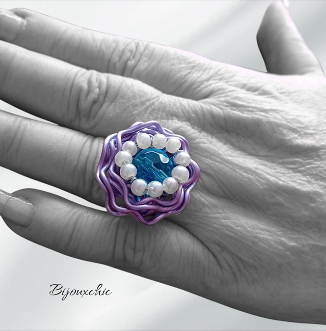 Bague Aura Cristalline