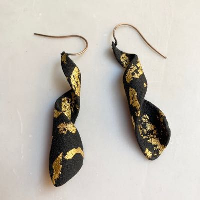 Precious Lava Twist Earrings