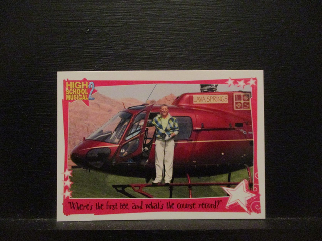 High School Musical 2 Original Trading Card #71