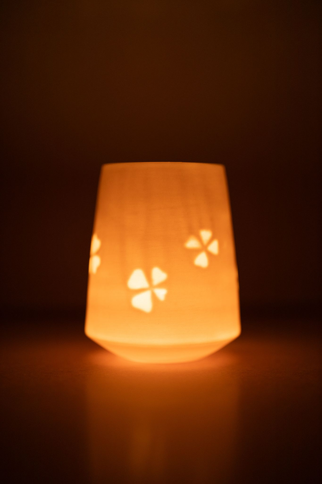 Geschenkbox Floral Light M // Klee