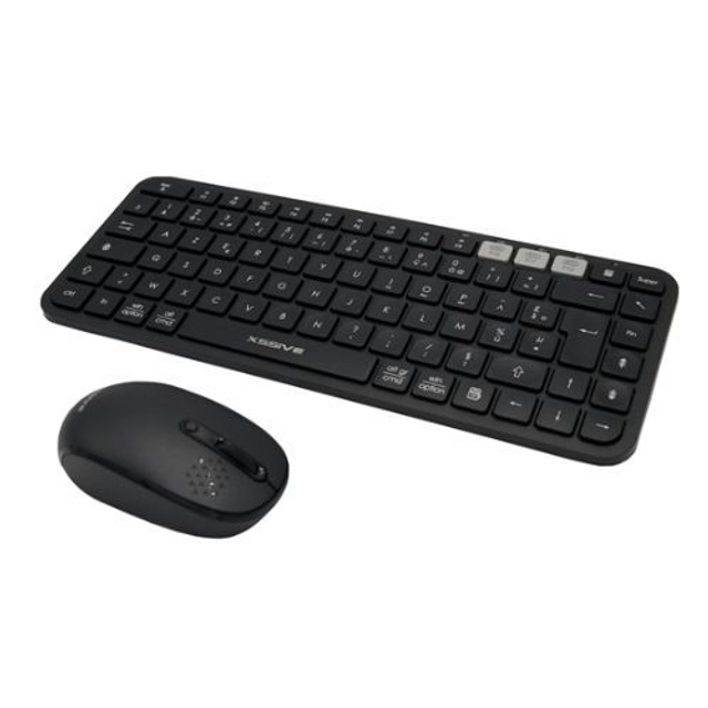 Ensemble Clavier Et Souris Sans Fil Bluetooth XSSIVE AZERTY – XSS-KMSET3