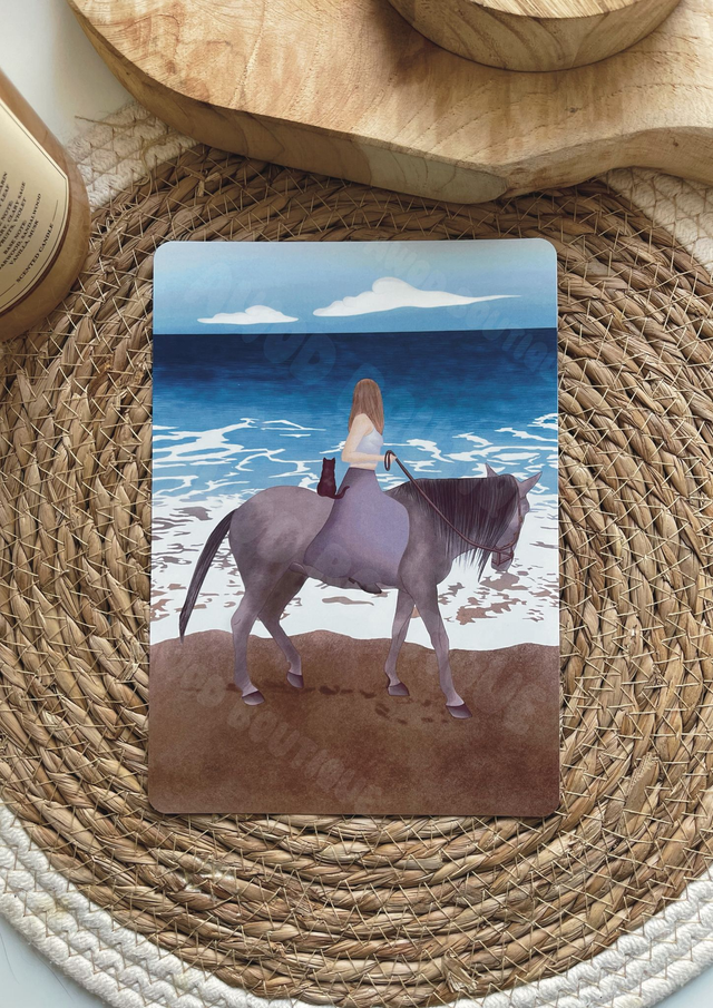 Illustration A5 - Balade à cheval