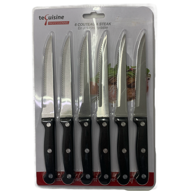6 couteau à steak-TeCuisine-