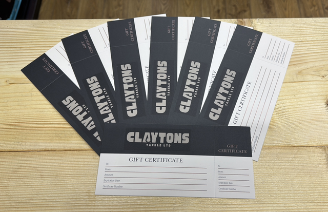 Clayton’s Tackle Gift Cards