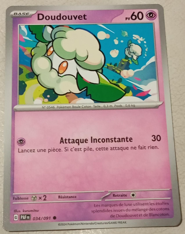 Carte pokémon Doudouvet
