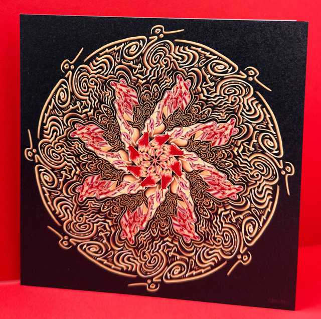 fiore d'amore 1 - karte mit einlageblatt und couvert