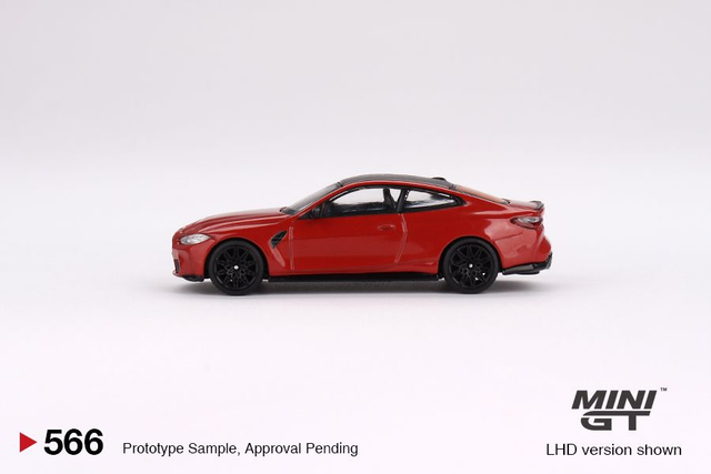 MGT00566 Mini GT 1/64 BMW M4 Competition (G82) Toronto Red Metallic (LHD)