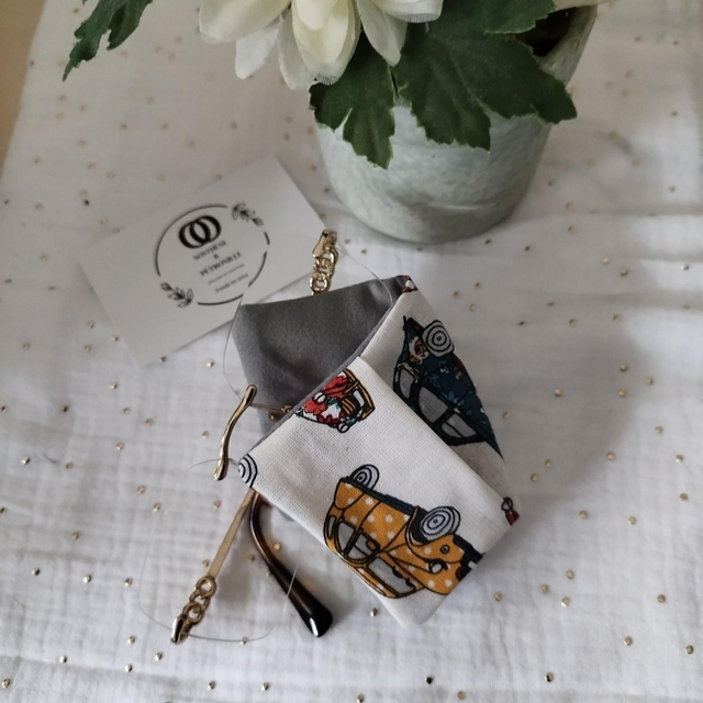 L'essuie lunettes tissus aléatoire 